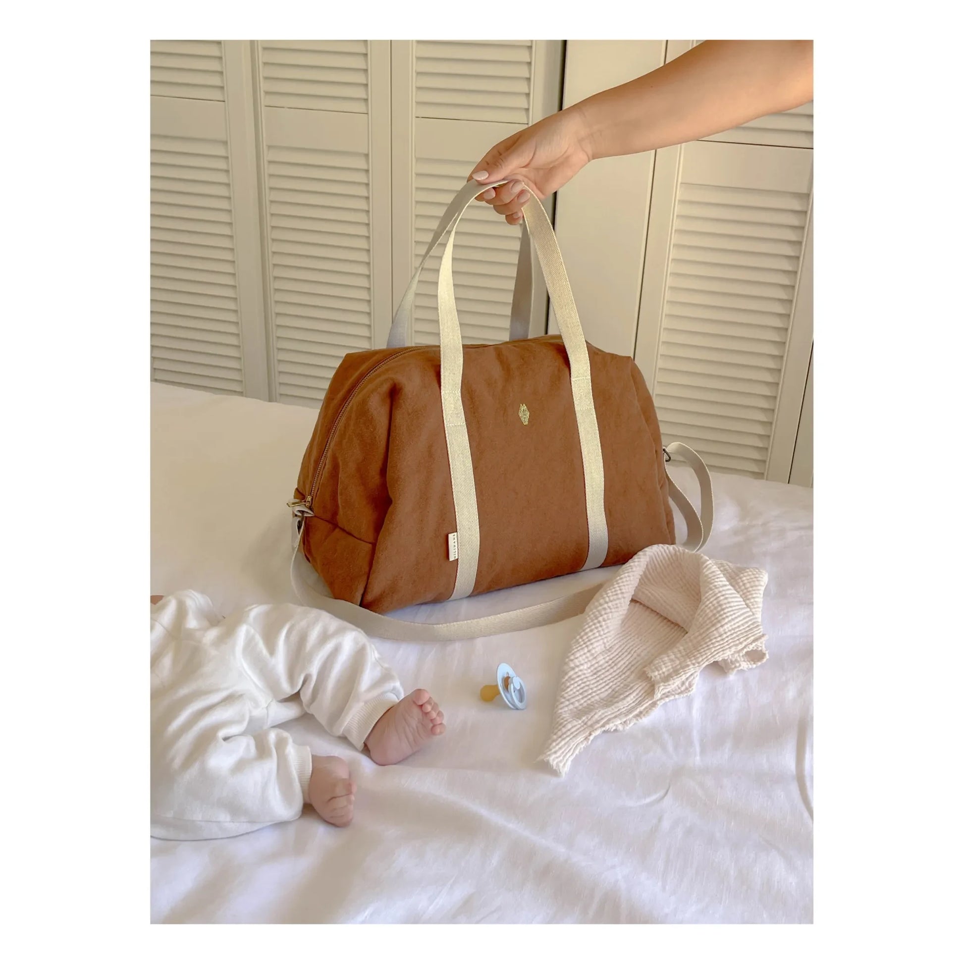 Milinane - Joseph diaper bag | Camel