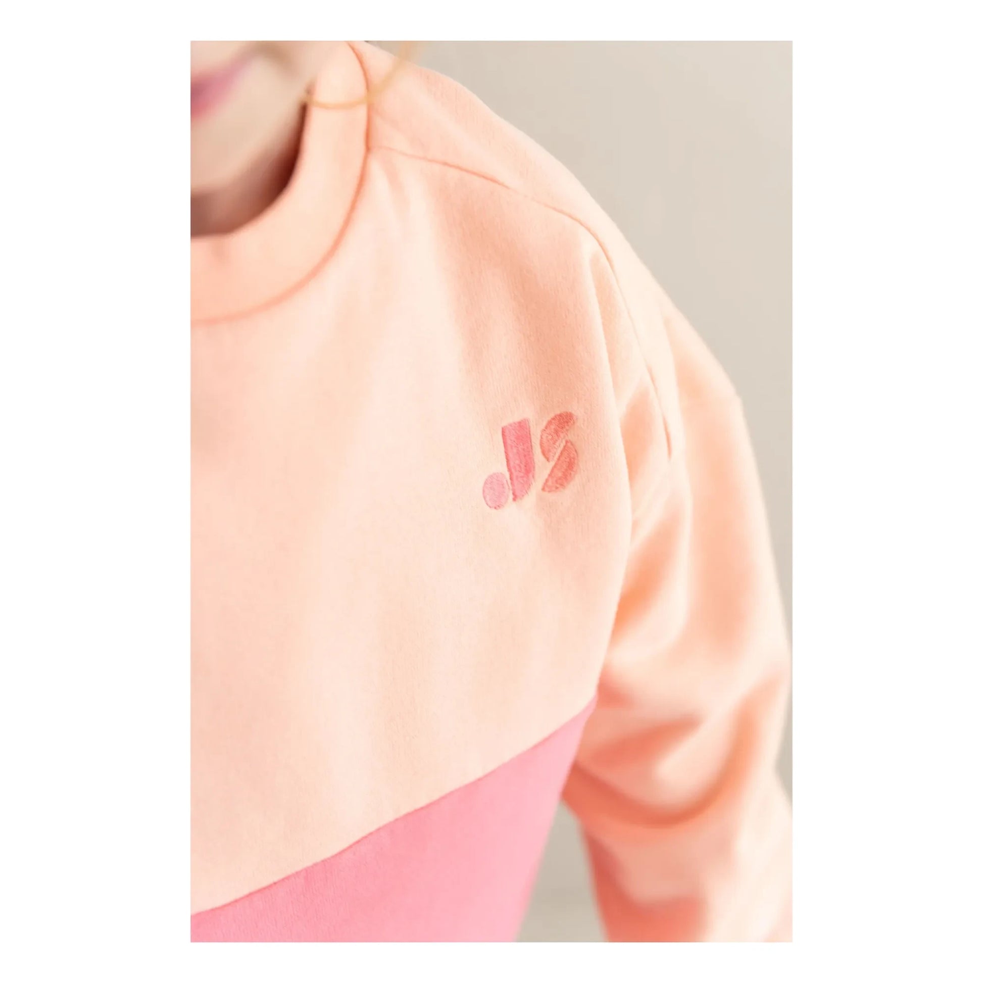 Jenest - Color Block organic cotton sweatshirt | Pink