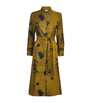 Silk Printed Jadi Midi Shirt Dress