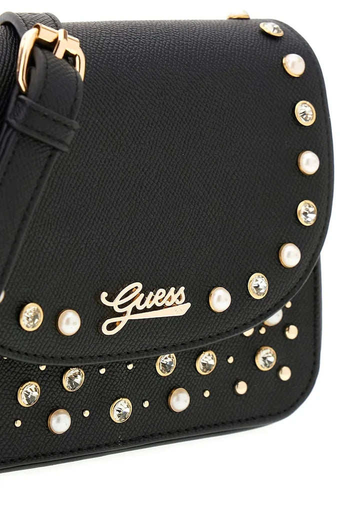Guess çocuklar için suni deri crossbody çanta