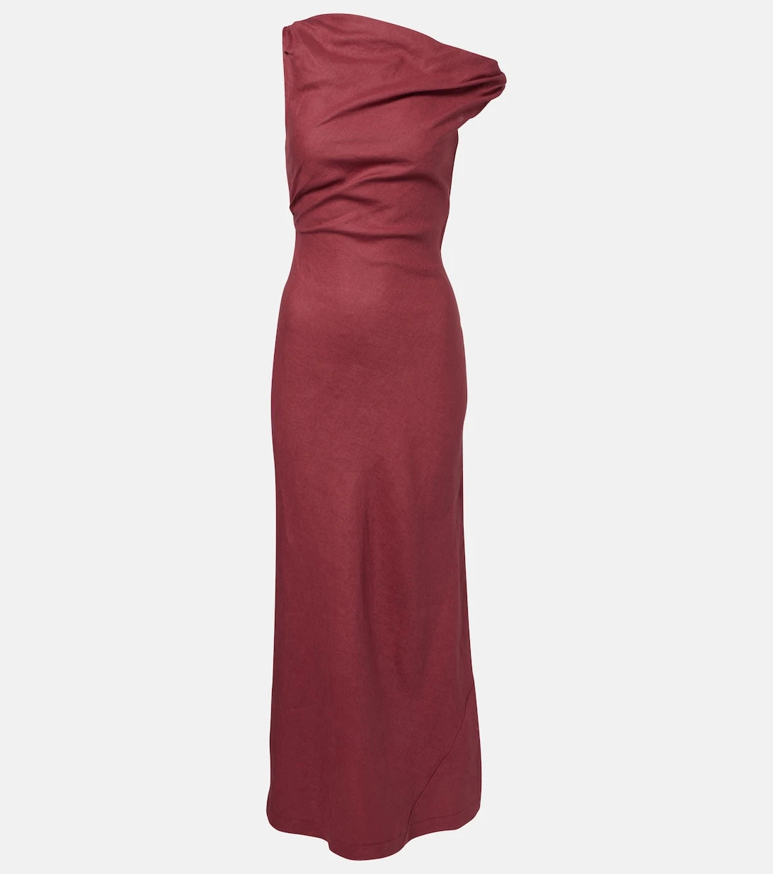 Faithfull - Suis asymmetric linen maxi dress