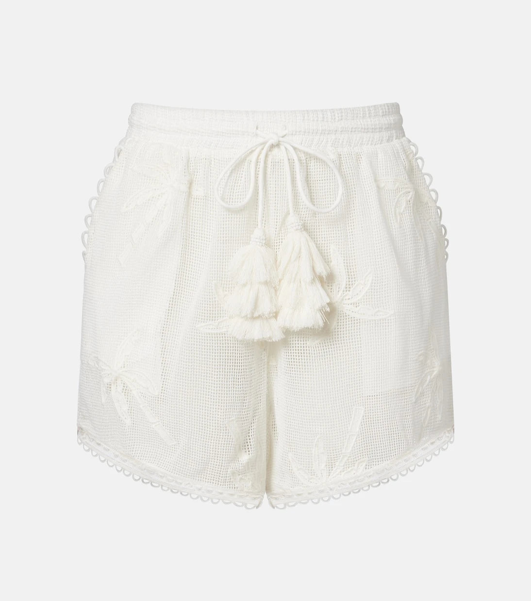 Farm Rio - Embroidered cotton shorts