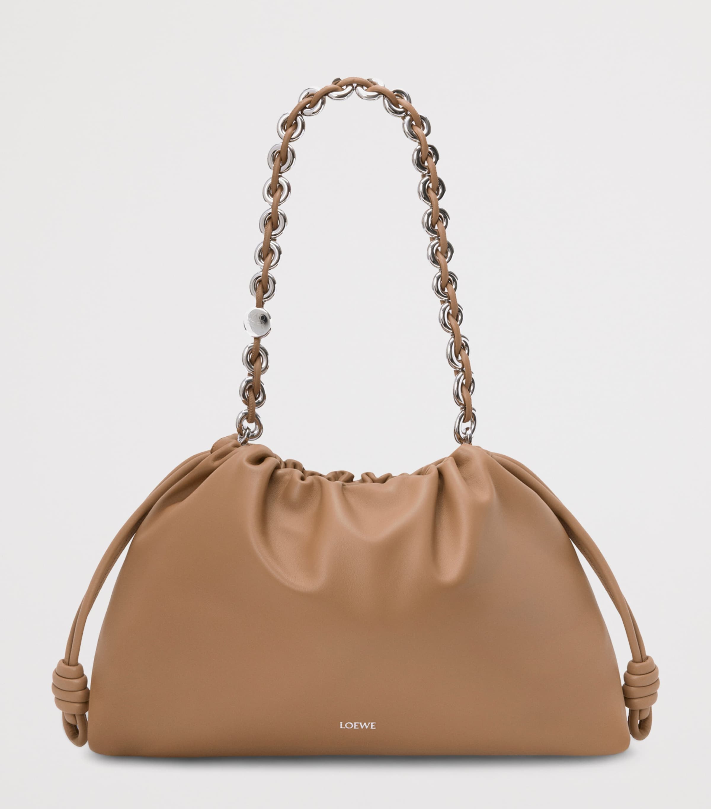 LOEWE Large Leather Flamenco Shoulder Bag