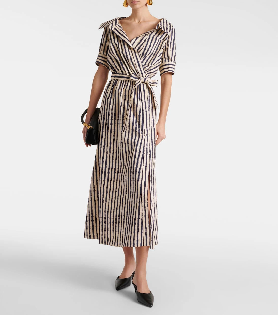 Altuzarra - Lydia off-shoulder cotton-blend midi dress
