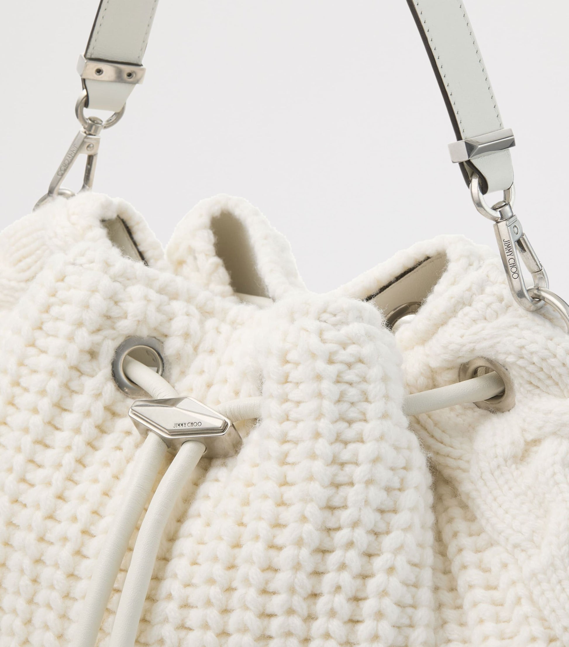 Bon Bon Cinch Wool Top-Handle Bag