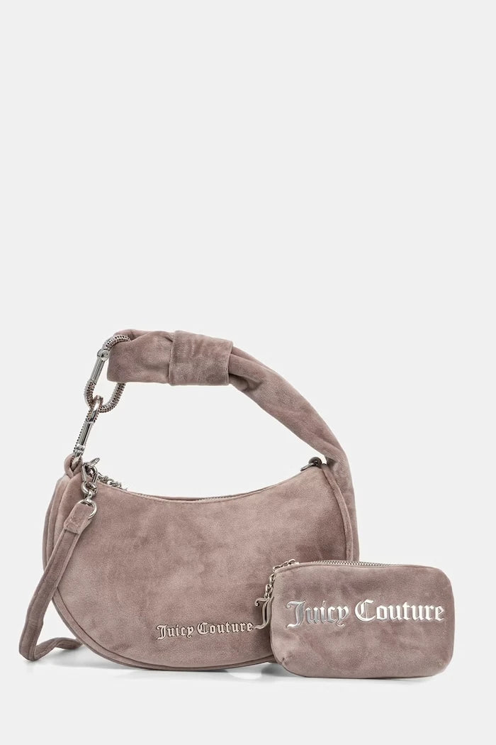 Juicy Couture kadife kadın hobo çanta Blossom