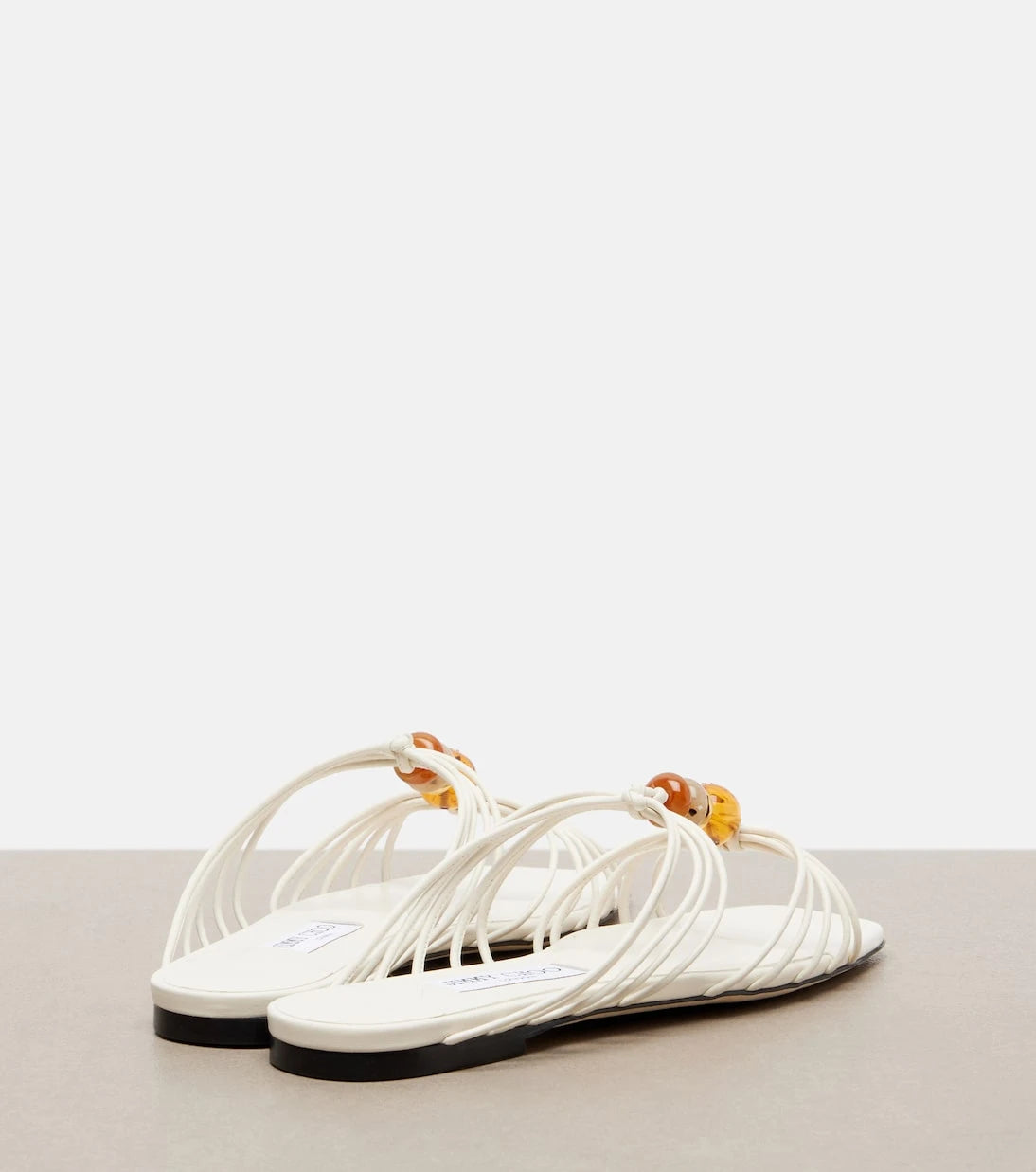 Jimmy Choo - Lova beaded leather sandals