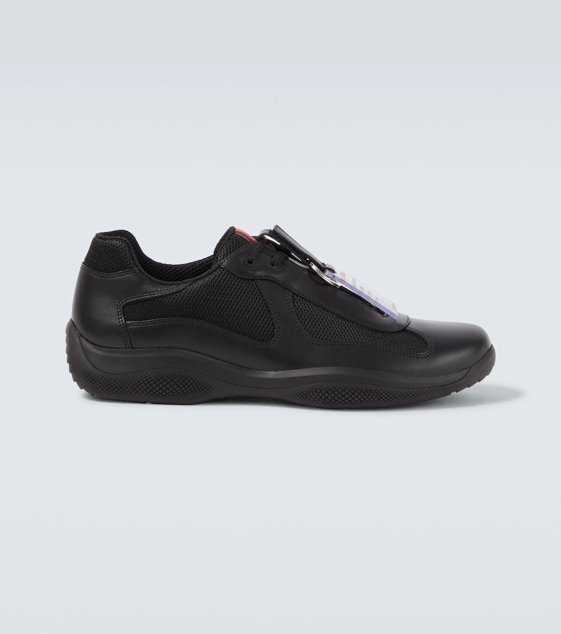 Prada - America's Cup leather-trimmed sneakers