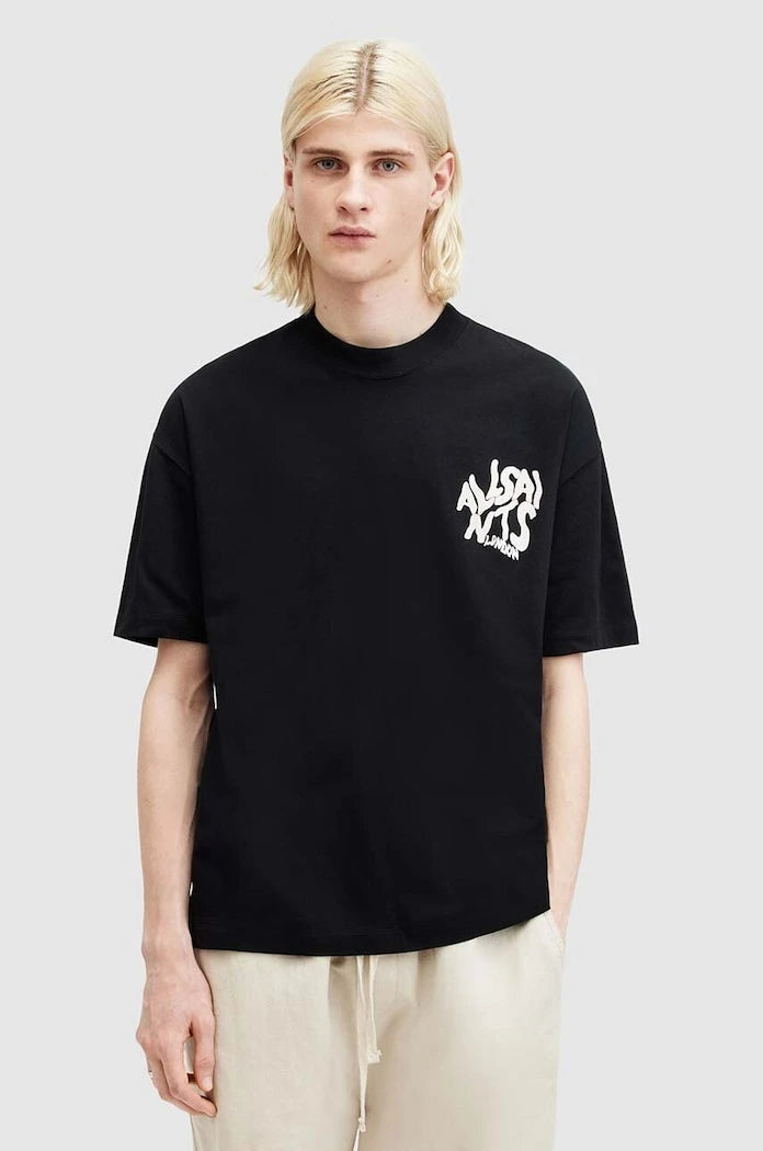 Памучна тениска AllSaints ORLANDO SS