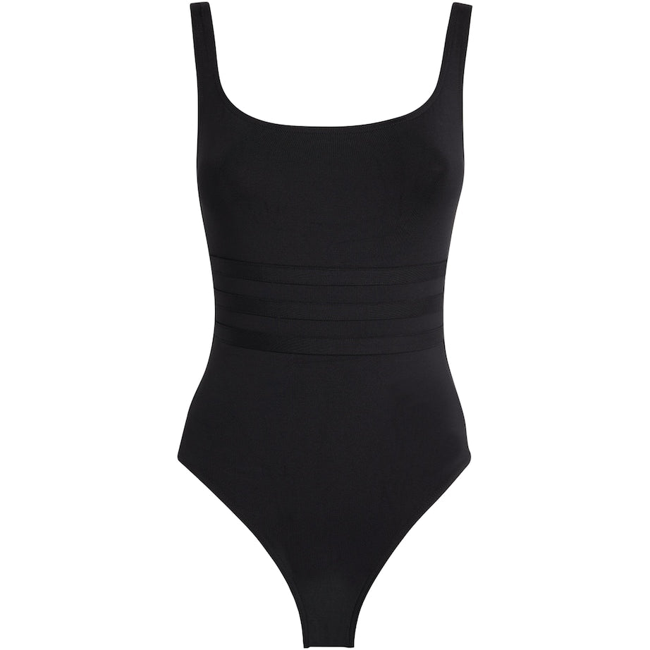 Black Scoop-Back Asia Swimsuit