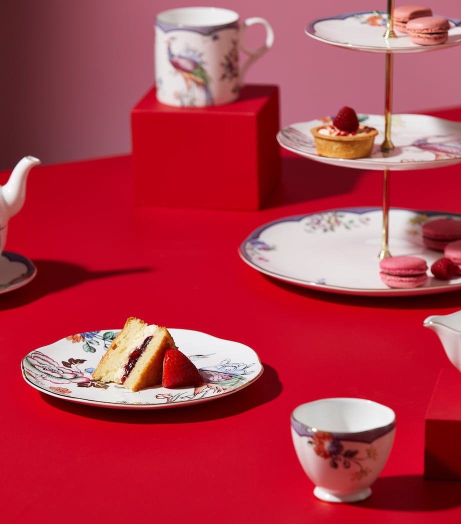 Fortune Sugar Bowl and Creamer Set