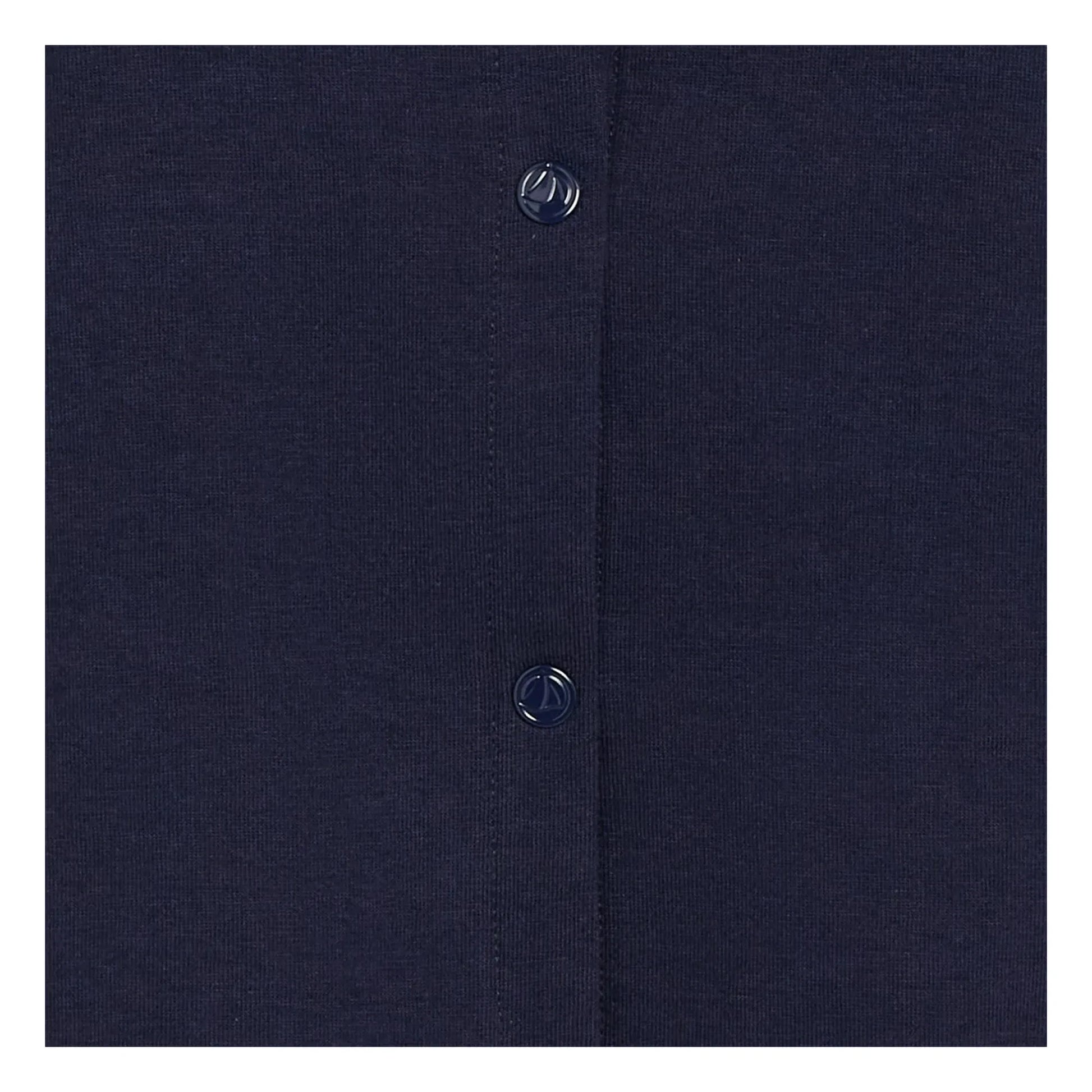 Petit Bateau - Organic Cotton Tailored Cardigan | Navy blue