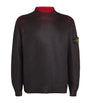 Stone Island Burgundy Two-Tone Sweater