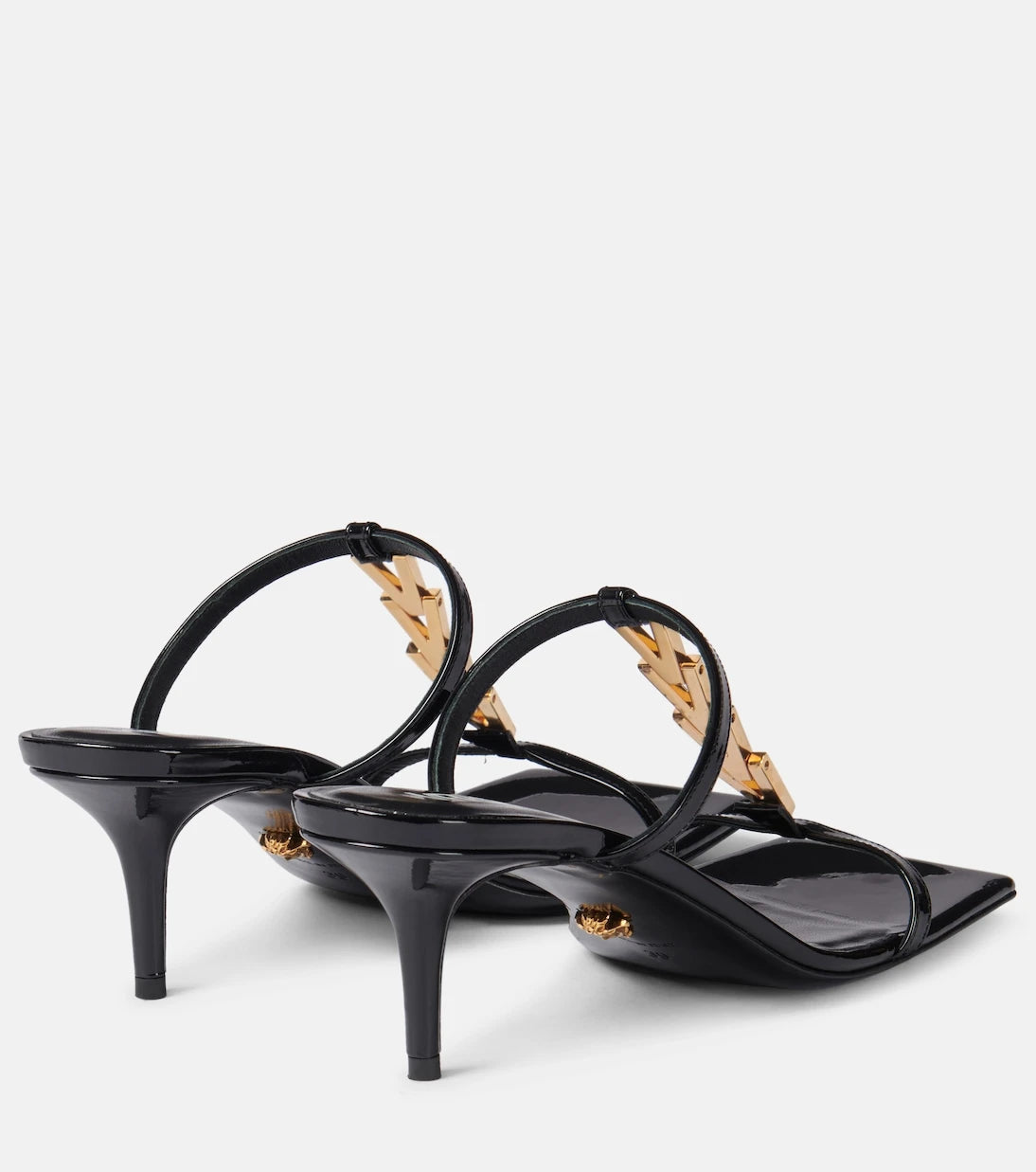 Versace - 40 patent leather sandals