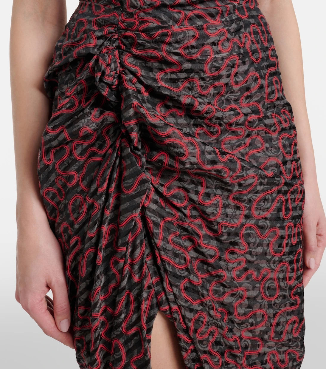 Vivienne Westwood - Panther printed midi dress