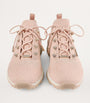 Jimmy Choo Pink Veles Knitted Glitter Sneakers