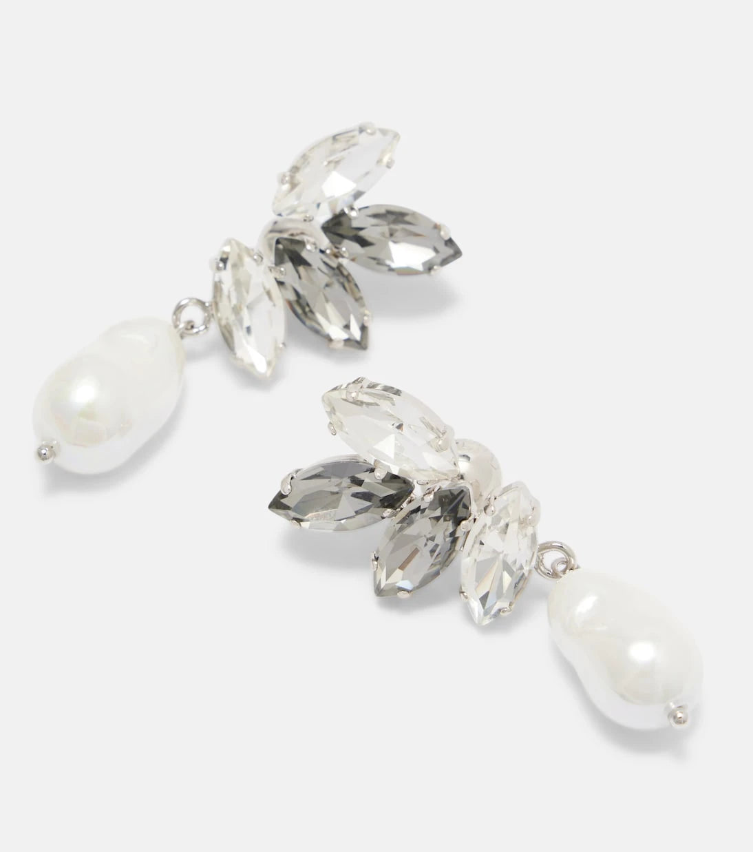 Erdem - Embellished faux-pearl drop earrings