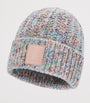 LOEWE Multi Wool-Cashmere-Blend Logo Beanie