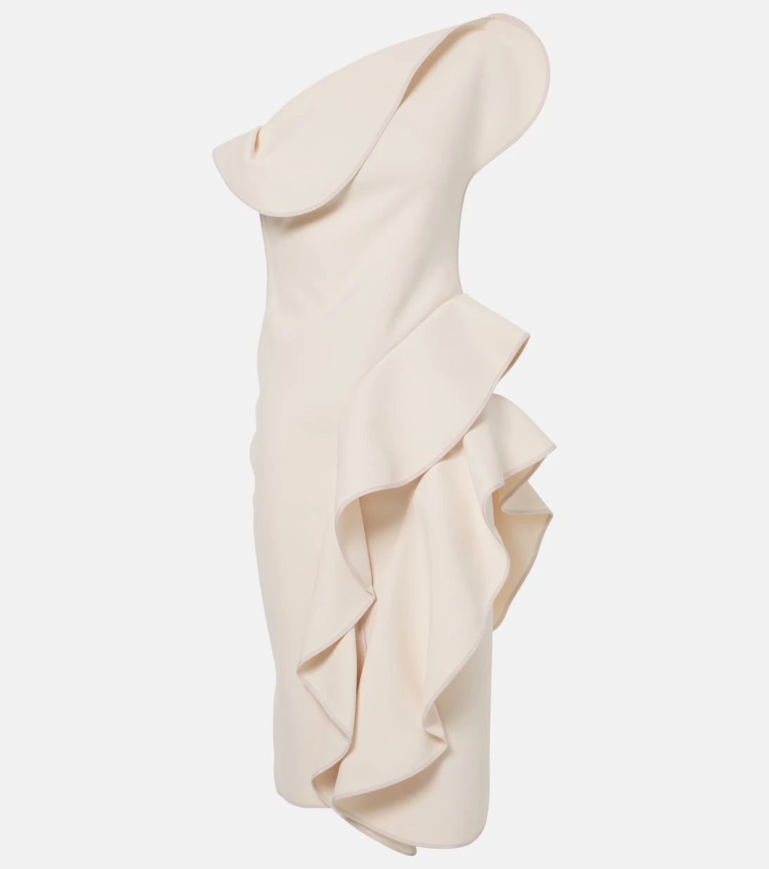 Maticevski - Ruffled one-shoulder midi dress