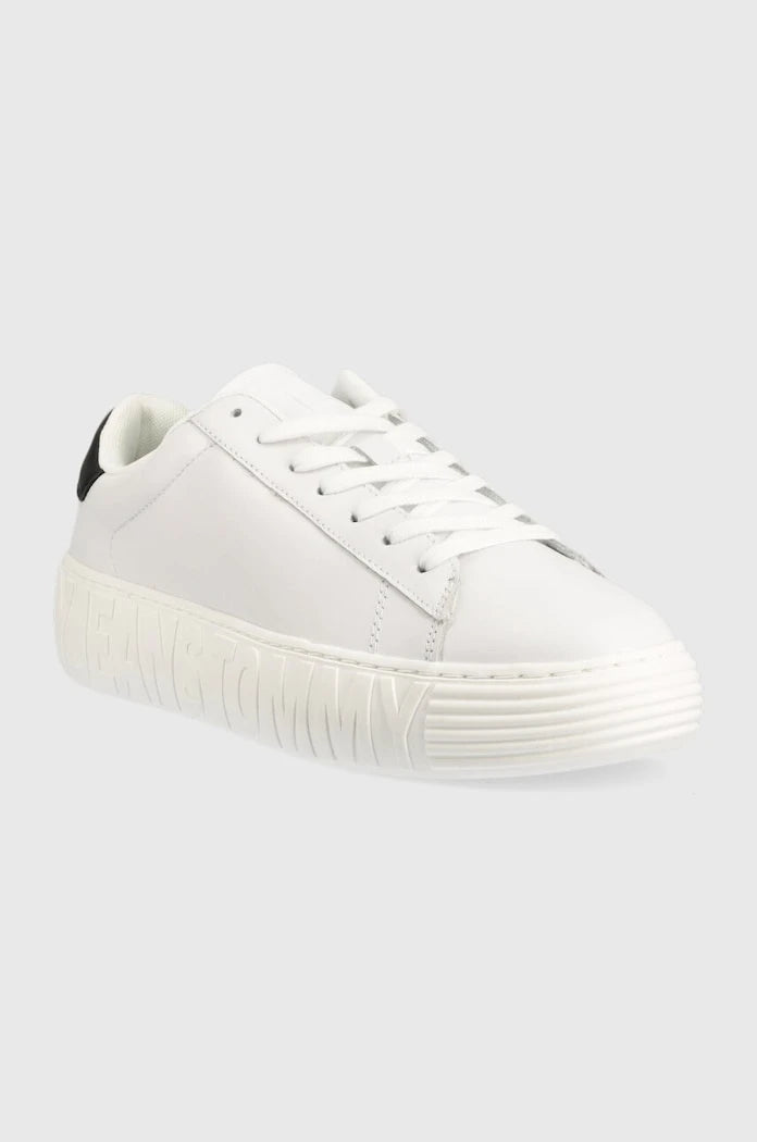 Кожени маратонки Tommy Jeans LEATHER OUTSOLE