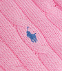 Polo Ralph Lauren Pink Julianna Cable Knit Sweater