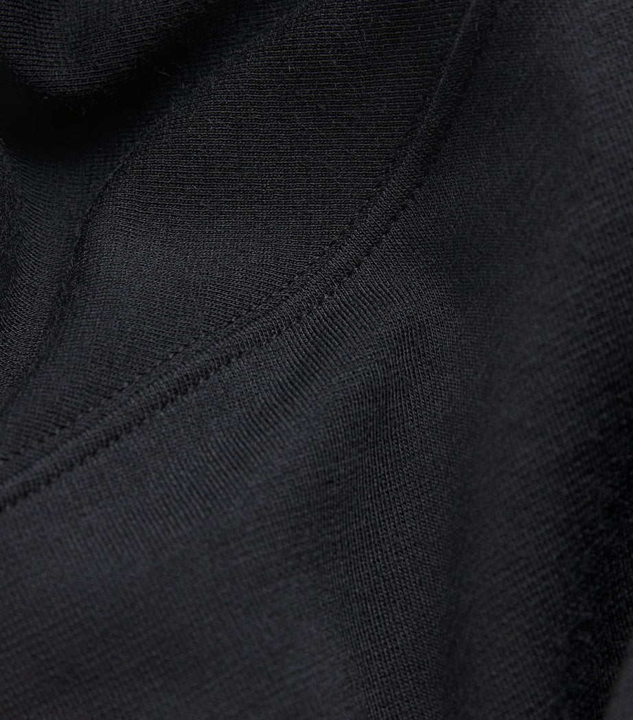 Joseph Black Jersey Midi Dress