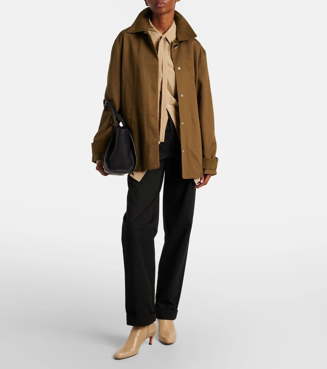 Proenza Schouler - حذاء الكاحل أوما 60 من الجلد