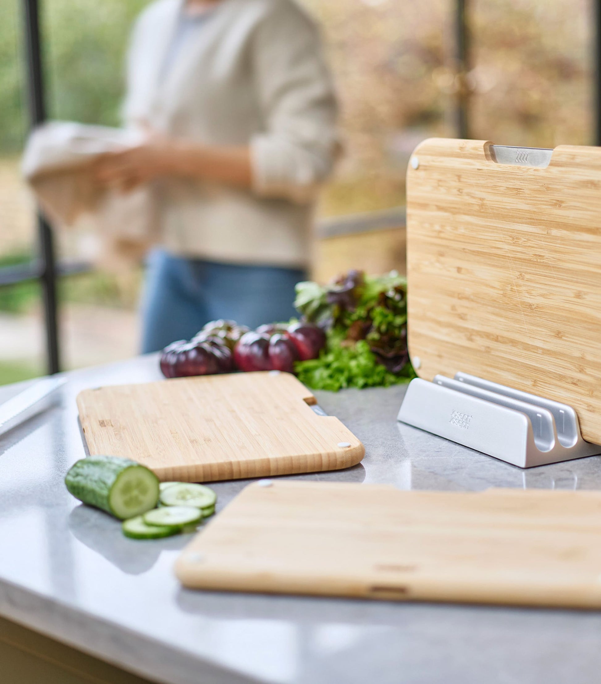 Set of 3 Bamboo Nest Chopping Boards