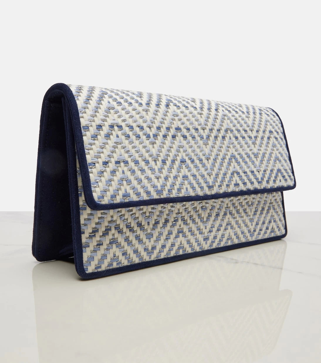 Manolo Blahnik - Capripla raffia clutch