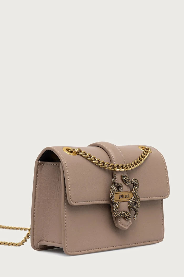 Just Cavalli suni deri kadın crossbody çanta