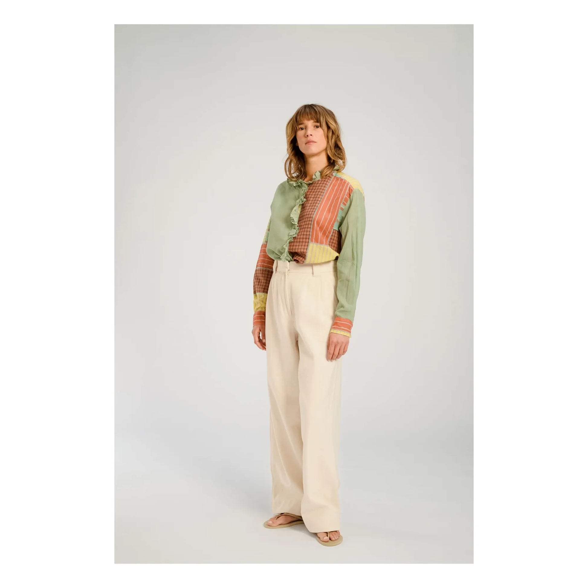 Virginie de Vinster - Udaipur blouse | Green