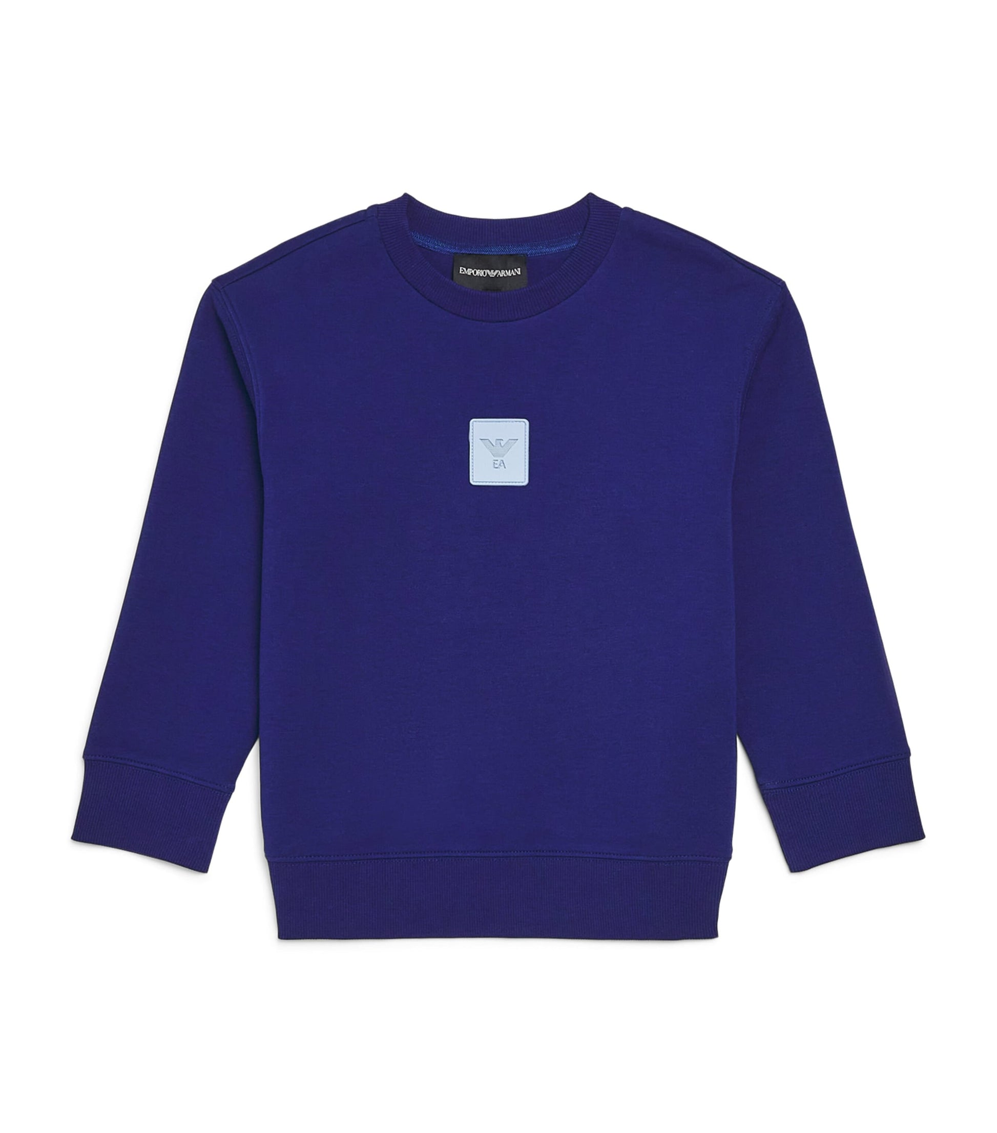 Emporio Armani Kids Cotton-Blend Logo Sweatshirt (4-16 Years)