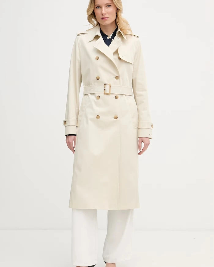 Tommy Hilfiger шлифер дамски от памук