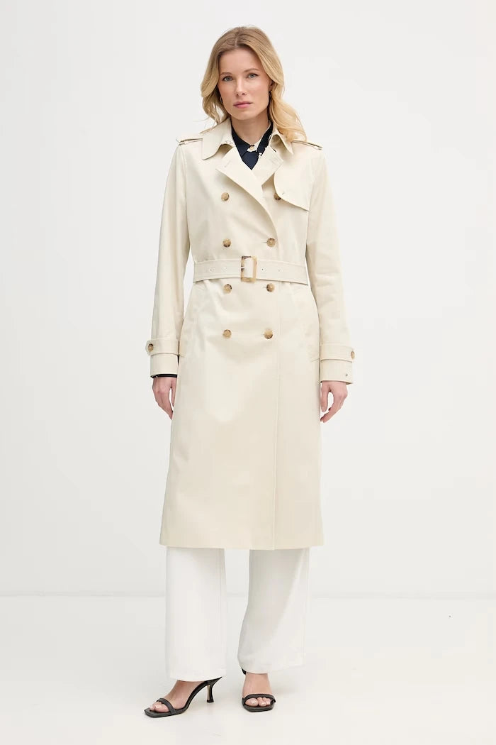 Tommy Hilfiger шлифер дамски от памук