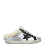 Silver Leather Super-Star Sabot Sneakers