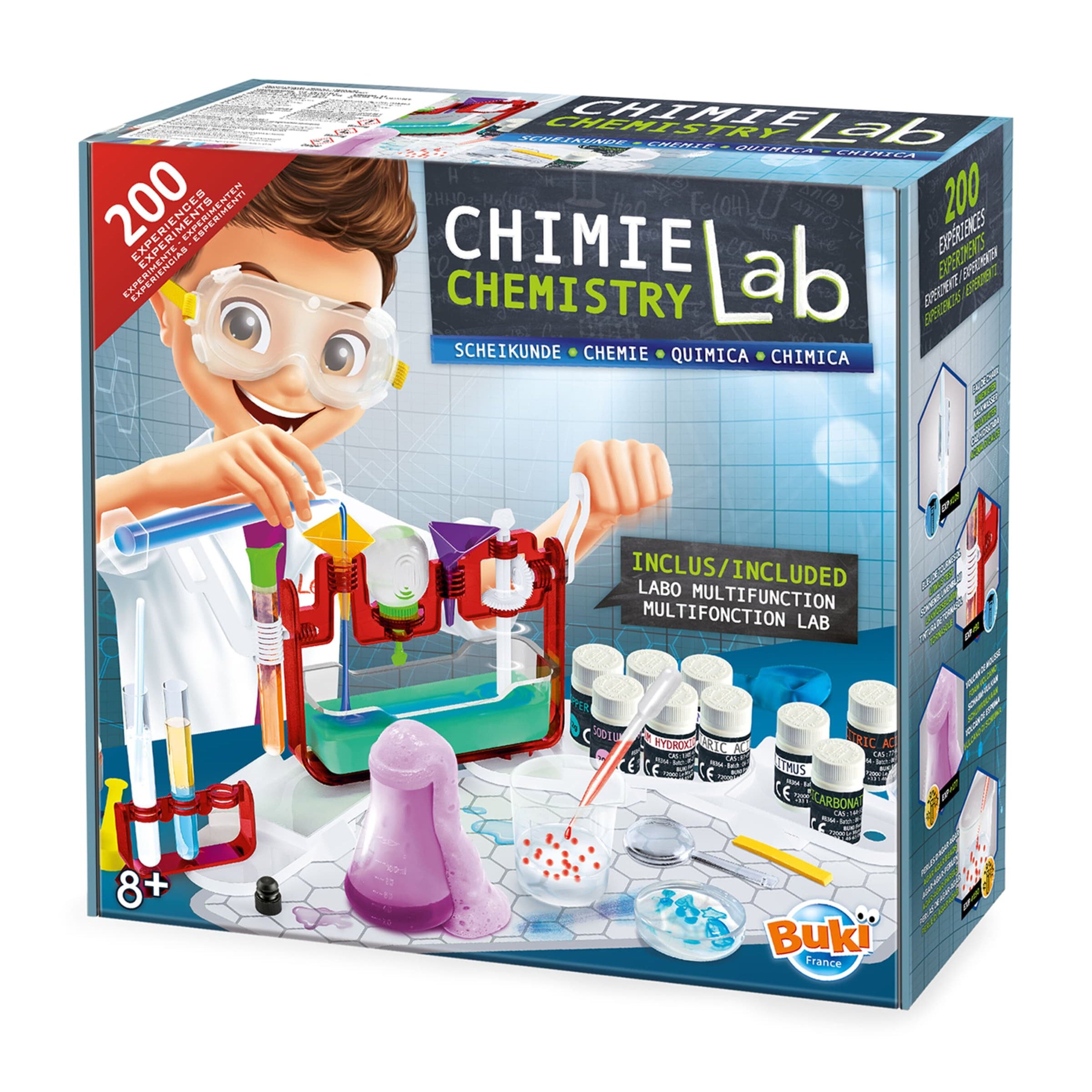 BUKI Chemistry Lab with 200 Experiments