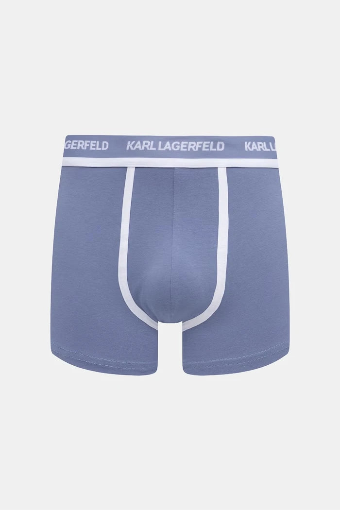 Karl Lagerfeld pamuklu elastan erkek boxer 3'lü