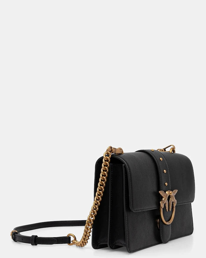 Pinko kadın deri crossbody çanta