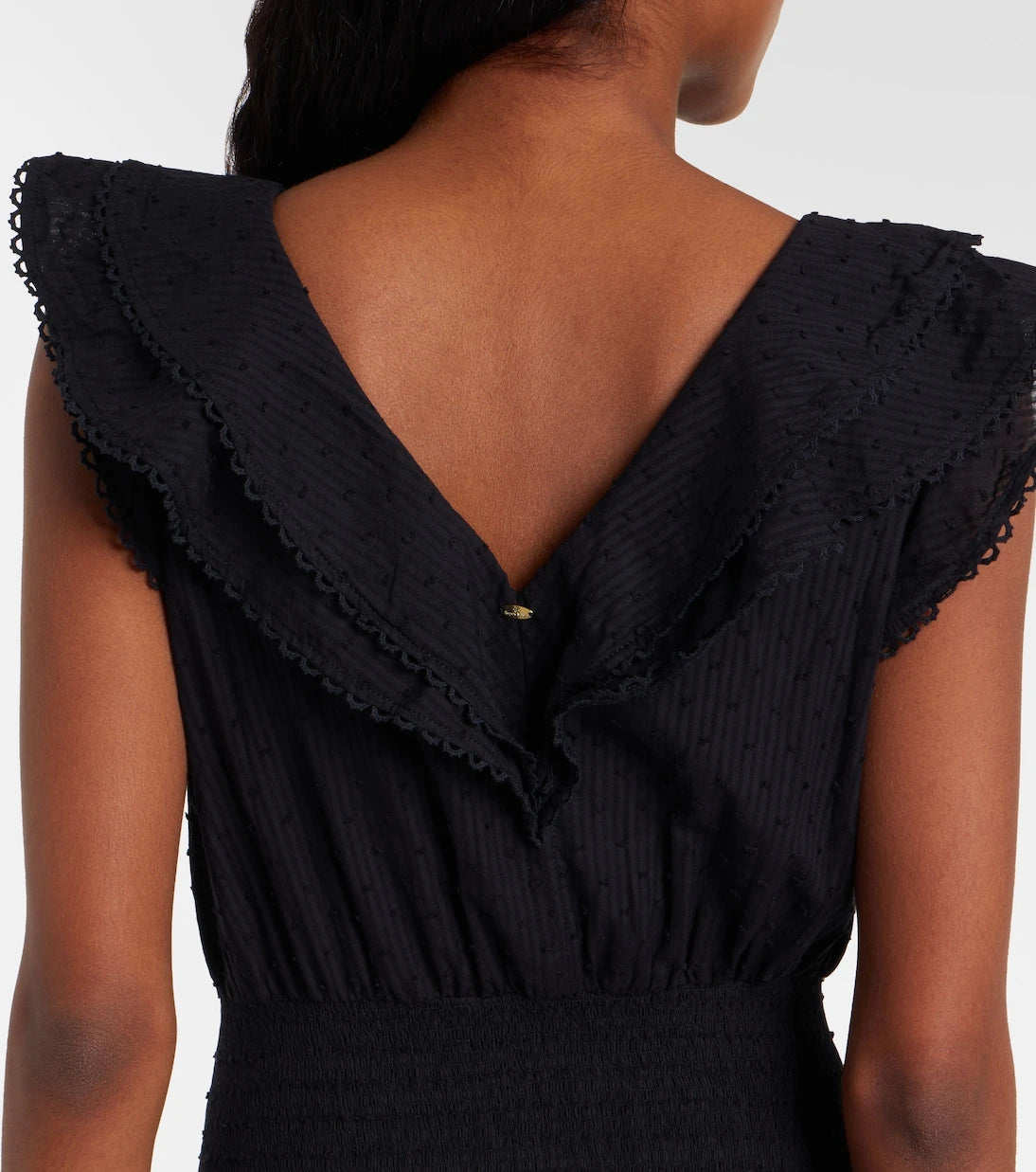 Poupette St Barth - Della ruffled cotton minidress