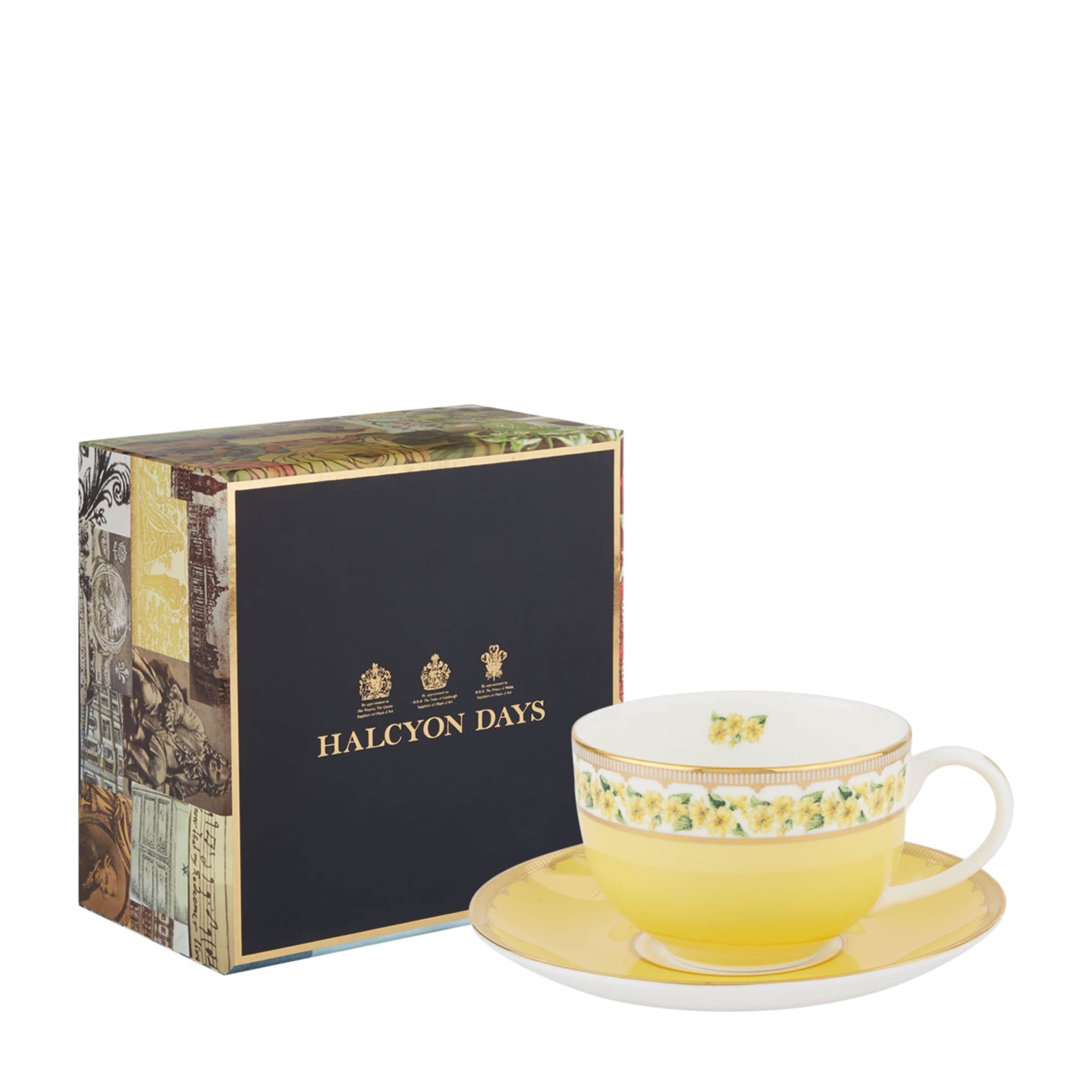 Shell Garden Floral Teacup and Saucer