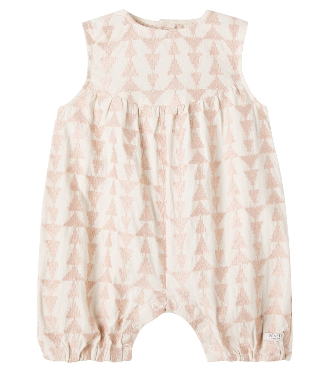 Donsje - Baby Salotte printed cotton playsuit