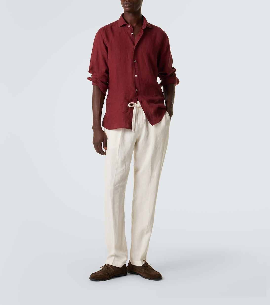 Fedeli - Bonifacio linen tapered pants