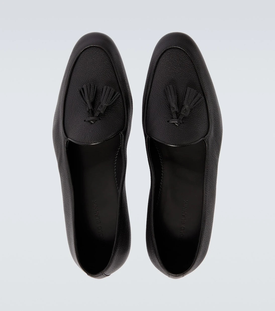 Manolo Blahnik - Lennox leather loafers