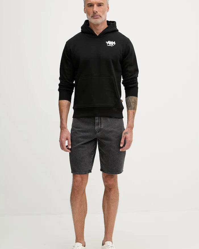 Alpha Industries Kapüşonlu Erkek Pamuklu Signature Sweatshirt