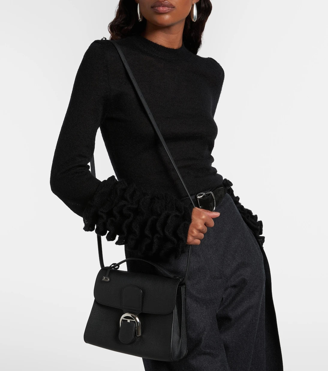 Delvaux - Brilliant Small deri omuz çantası