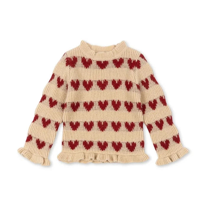 Konges Sløjd LAULA SWEATER Yünlü Çocuk Kazak