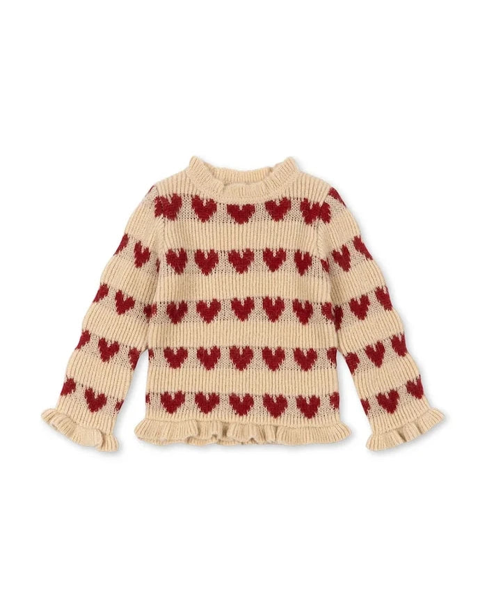 Konges Sløjd LAULA SWEATER Yünlü Çocuk Kazak