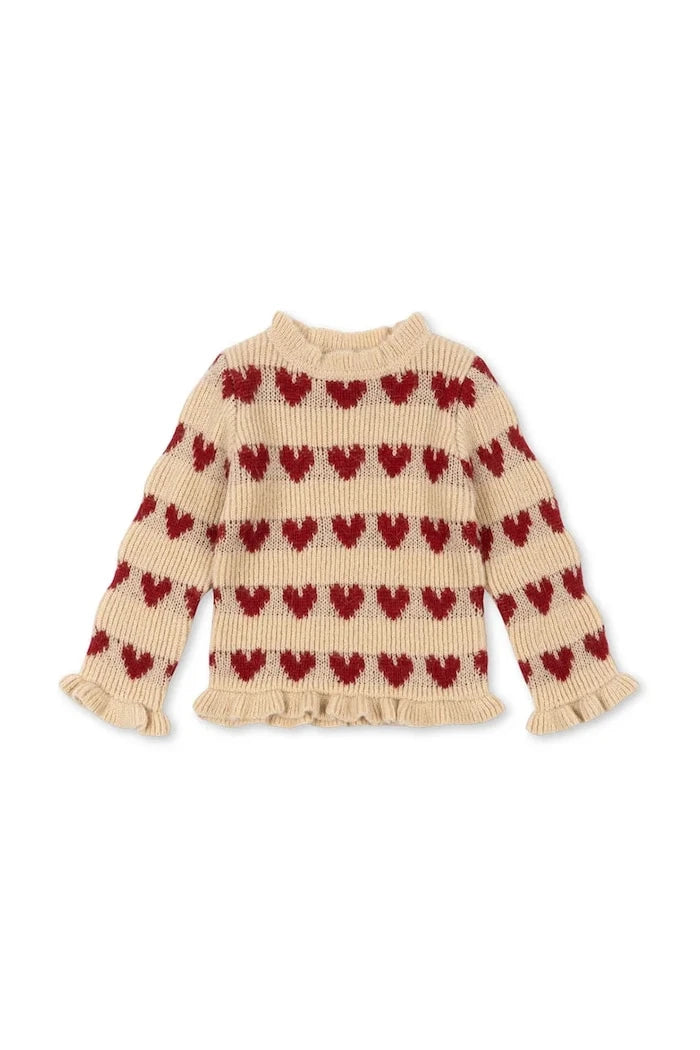 Konges Sløjd LAULA SWEATER Yünlü Çocuk Kazak