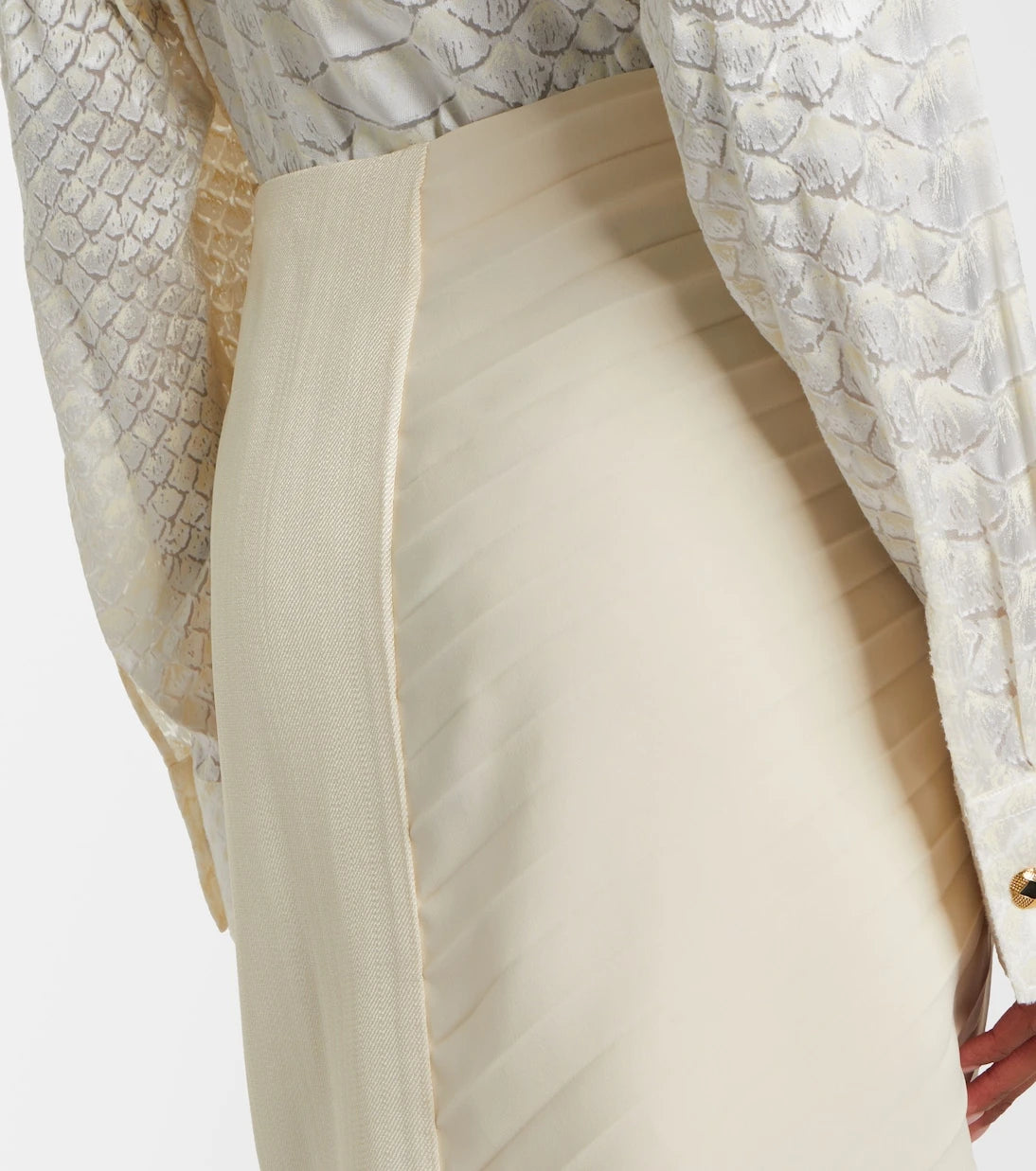 Roberto Cavalli - Pleated midi skirt
