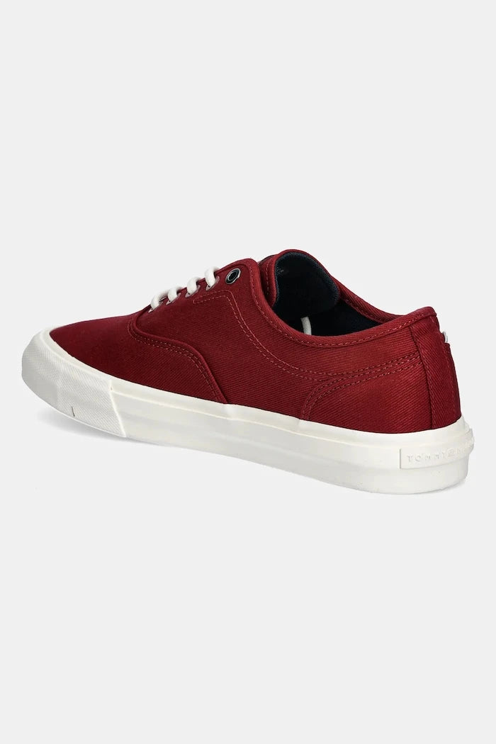 Ниски кецове Tommy Hilfiger TH HI VULC LOW OXFORD TWILL